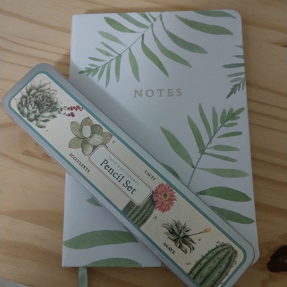 Botanical Notebook & Pencil Set